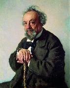 Ilya Repin Aleksey Pisemsky oil painting reproduction